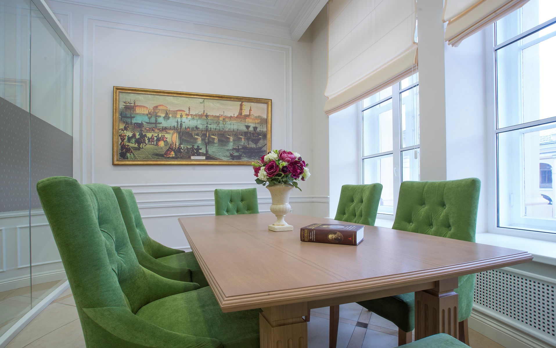 АрхДиалог, Елена Крылова, Зависимость цвета офиса и производительности труда, цвет, интерьер, производительность труда, заказчики, имидж компании, цветотерапия, динамика, креатив, развитие, работоспособность, персонал, современные технологии, акцент, сотрудники, эффективность