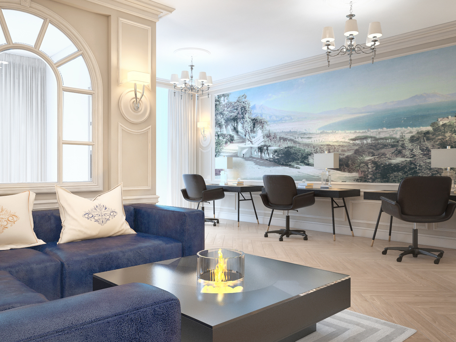 АрхДиалог, Елена Крылова, Зависимость цвета офиса и производительности труда, цвет, интерьер, производительность труда, заказчики, имидж компании, цветотерапия, динамика, креатив, развитие, работоспособность, персонал, современные технологии, акцент, сотрудники, эффективность