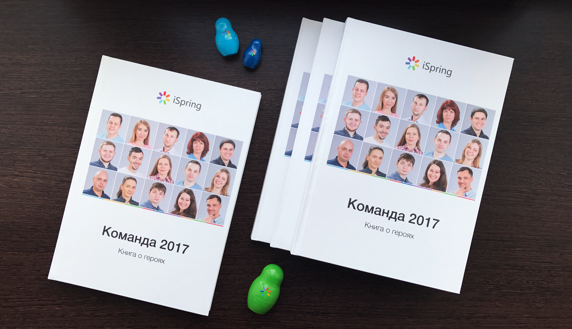 Как книга о сотрудниках «iSpring» укрепляет корпоративные связи, iSpring, Александр Ищенко, WOW!HR, WOWHR 2018, Номинанты WOW!HR 2018, Play Hard, Play Hard 2018, Команда 2017. Книга о героях, коллектив, атмосфера, команда, командная работа, корпоративная культура, книга