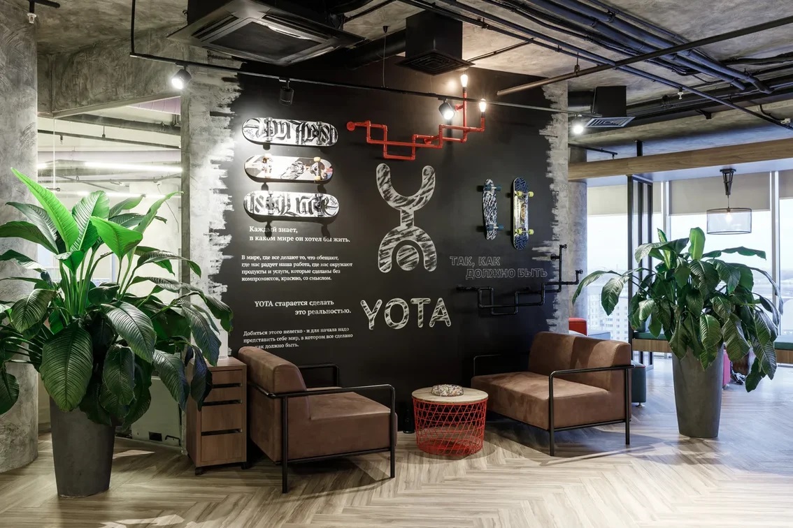 Комфорт, функциональность, вдохновение: офис Yota в Петербурге, Наталья Воробьева, Yota, WOW!HR 2020, WOW!HR, номинанты WOW!HR 2020, Workplace, Workplace 2020, Креативный офис, Концептуальные интерьеры на работе, Рабочее пространство, стильные дизайнерские решения на работе, современные офисы, повышение лояльности сотрудников