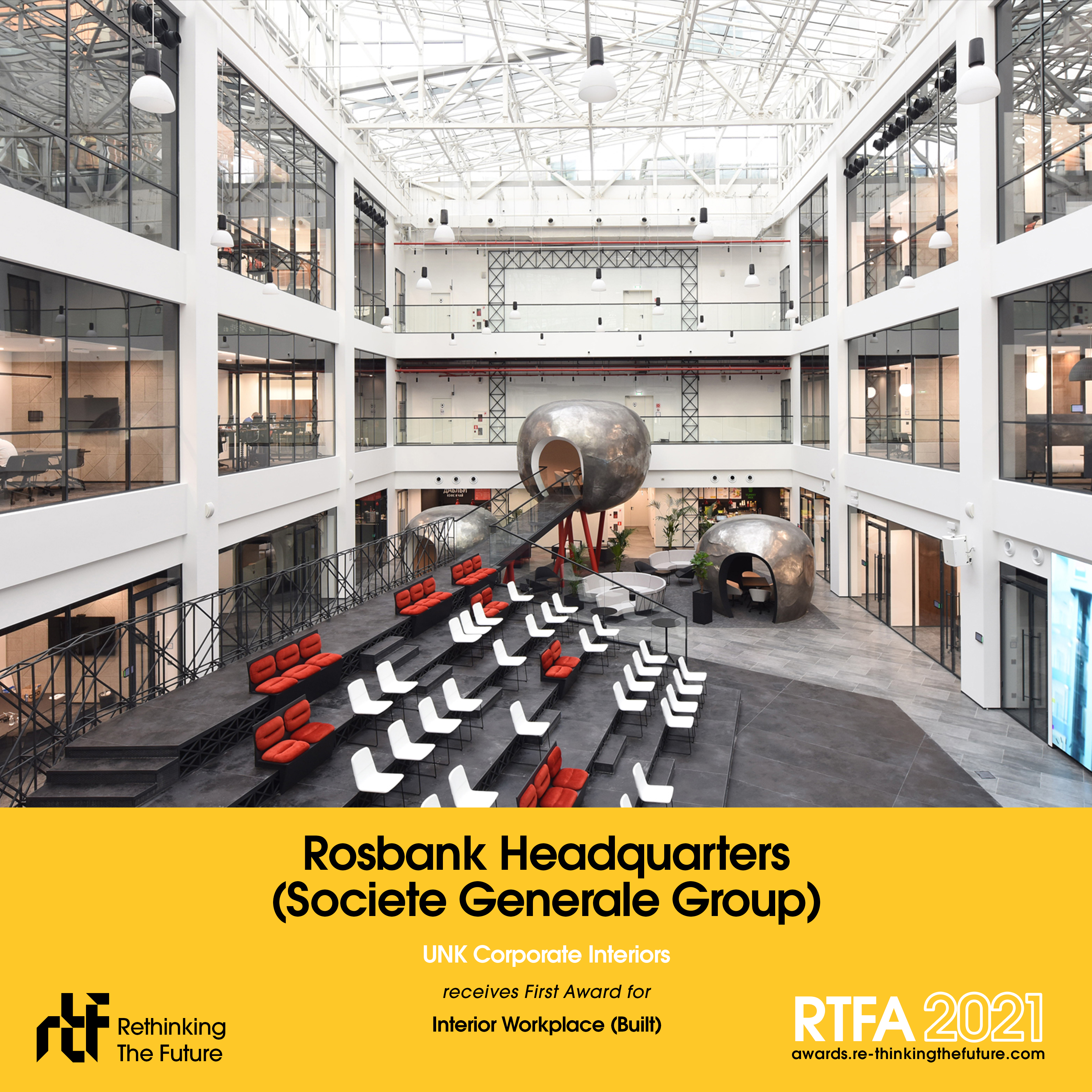 Росбанк – победитель международной архитектурной премии RTF Awards 2021, Росбанк, Росбанк новости, Росбанк новости сегодня, Росбанк последние новости, победитель международной архитектурной премии, RTF Awards 2021, RTF Awards